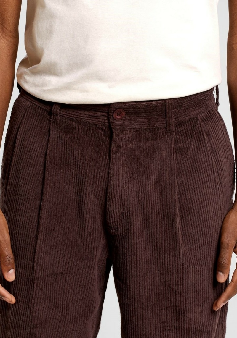 brown Sollentuna corduroy pants by Dedicated brand