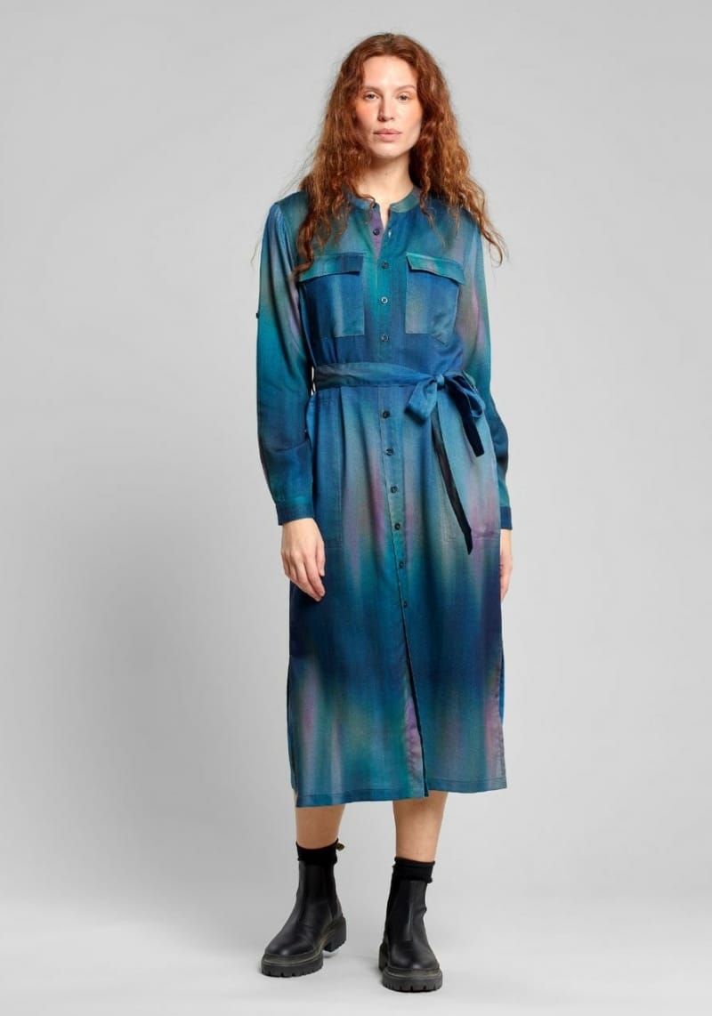 abstract falsterbo shirt dress by Dedicated brand