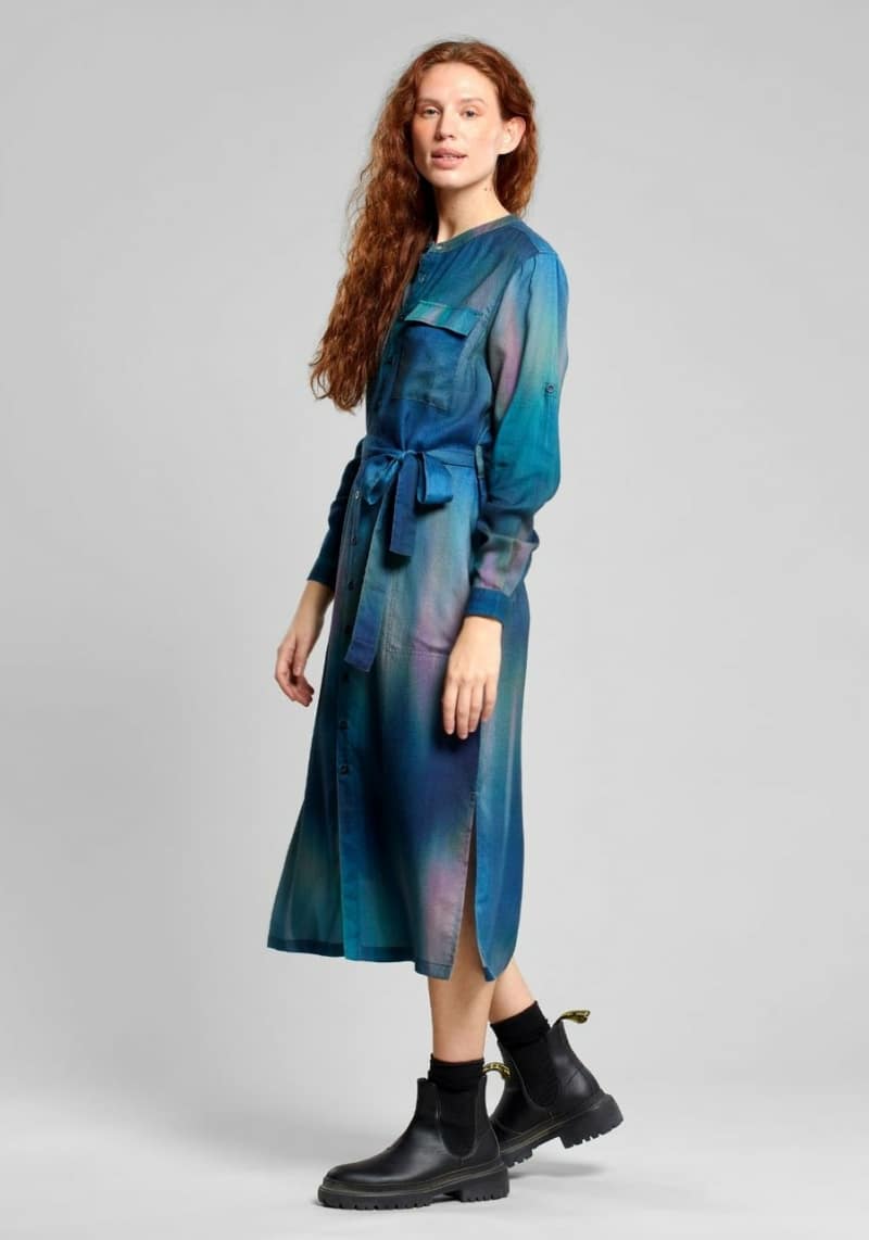 abstract falsterbo shirt dress by Dedicated brand