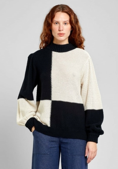 Rutbo blocks sweater by Dedicated brand